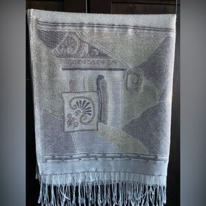 Pashmina Brand silver scarf